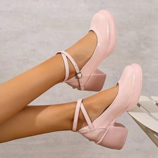 High Heels Women Shoes Elegant Mary Janes Shoes Cozy Chunky Shoes Autumn Fashion Lolita Woman Pumps 2025 New Women’s Zapatillas by All Mart Bristol Ltd