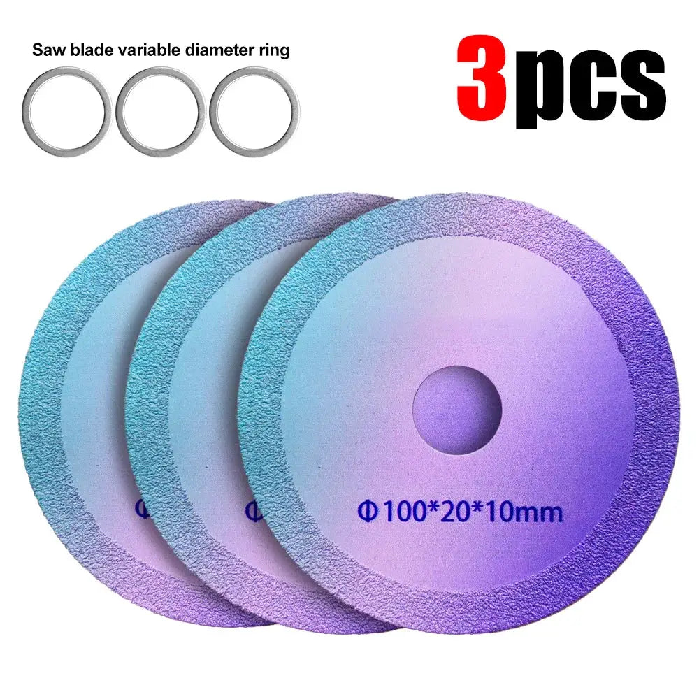 1-10pcs Ultra-Thin 100mm Diamond Saw Blade, for Tile Glass Marble Polishing, Fits Angle Grinder by All Mart Bristol Ltd