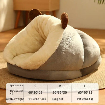 Pet Bed Winter Cat Dog Slippers Small Nest by Dropshipman