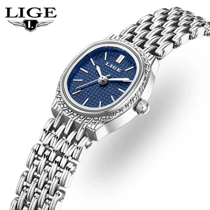 LIGE Fashion Elegant Quartz Woman Watch Classic Luxury Simple Dial Waterproof Ladies Bracelet Women's Wristwatch Clock Gift New by All Mart Bristol Ltd