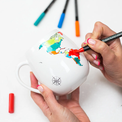 Colouring Ceramic Pens - Set of 4 by All Mart Bristol Ltd