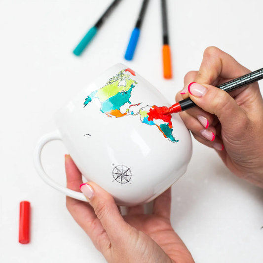 Colouring Ceramic Pens - Set of 4 by All Mart Bristol Ltd
