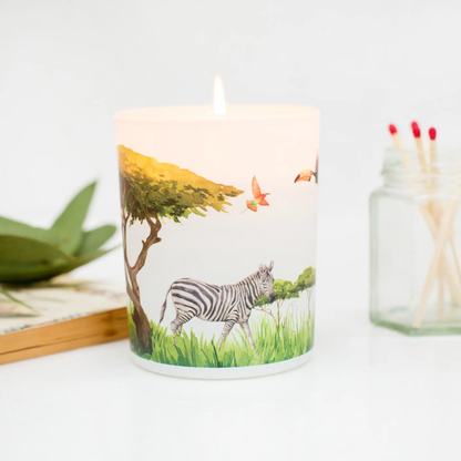 Save The Planet Scented Soy Wax Candle: Uplifting Grassland by All Mart Bristol Ltd