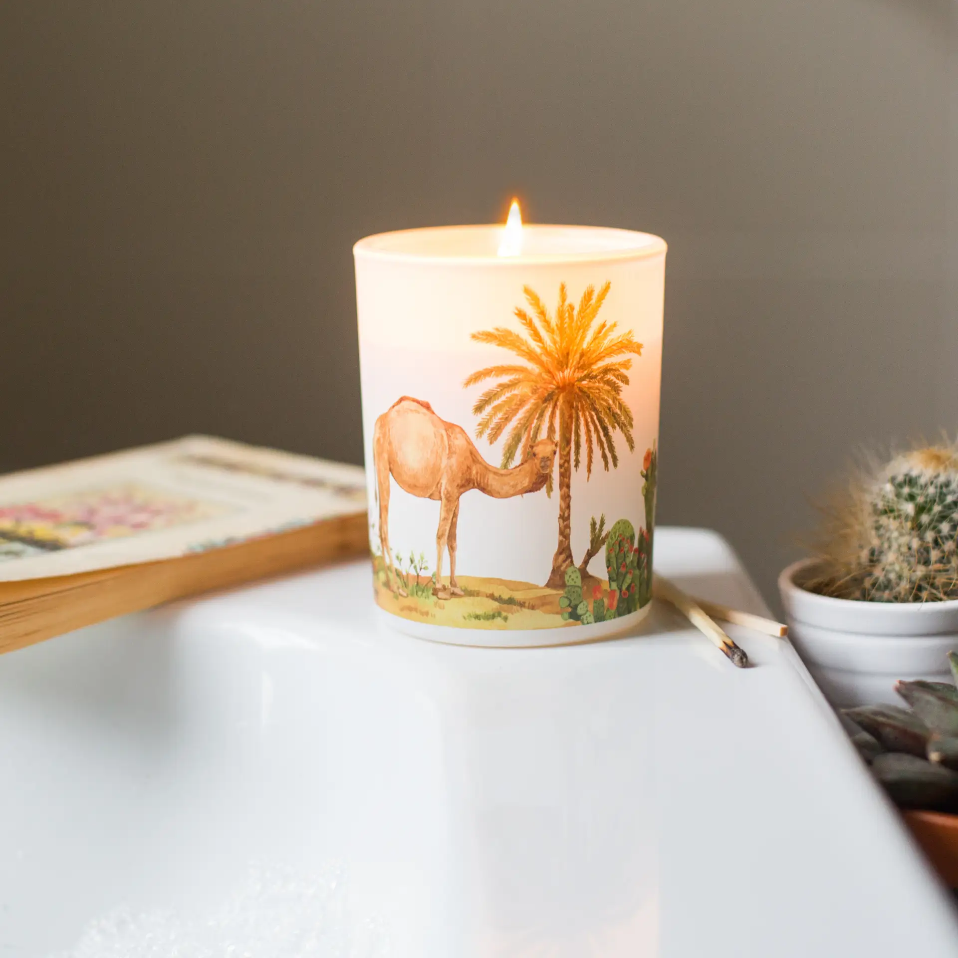 Save The Planet Scented Soy Wax Candle: Warming Desert by All Mart Bristol Ltd