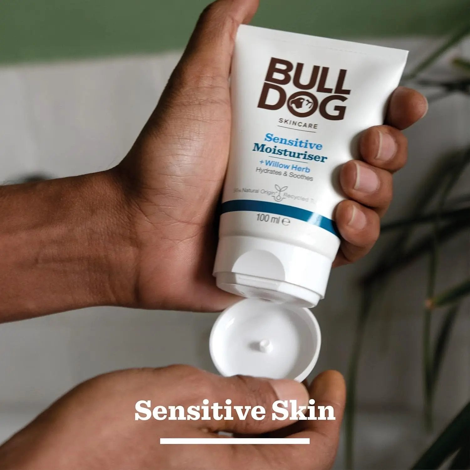 Skincare Sensitive Face Moisturiser for Men - Fragrance-Free, 24-Hour Hydration, Perfect for Sensitive Skin, 100ml by All Mart Bristol Ltd