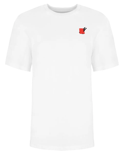 Pierre Buttin Embroidered T-Shirt White by All Mart Bristol Ltd