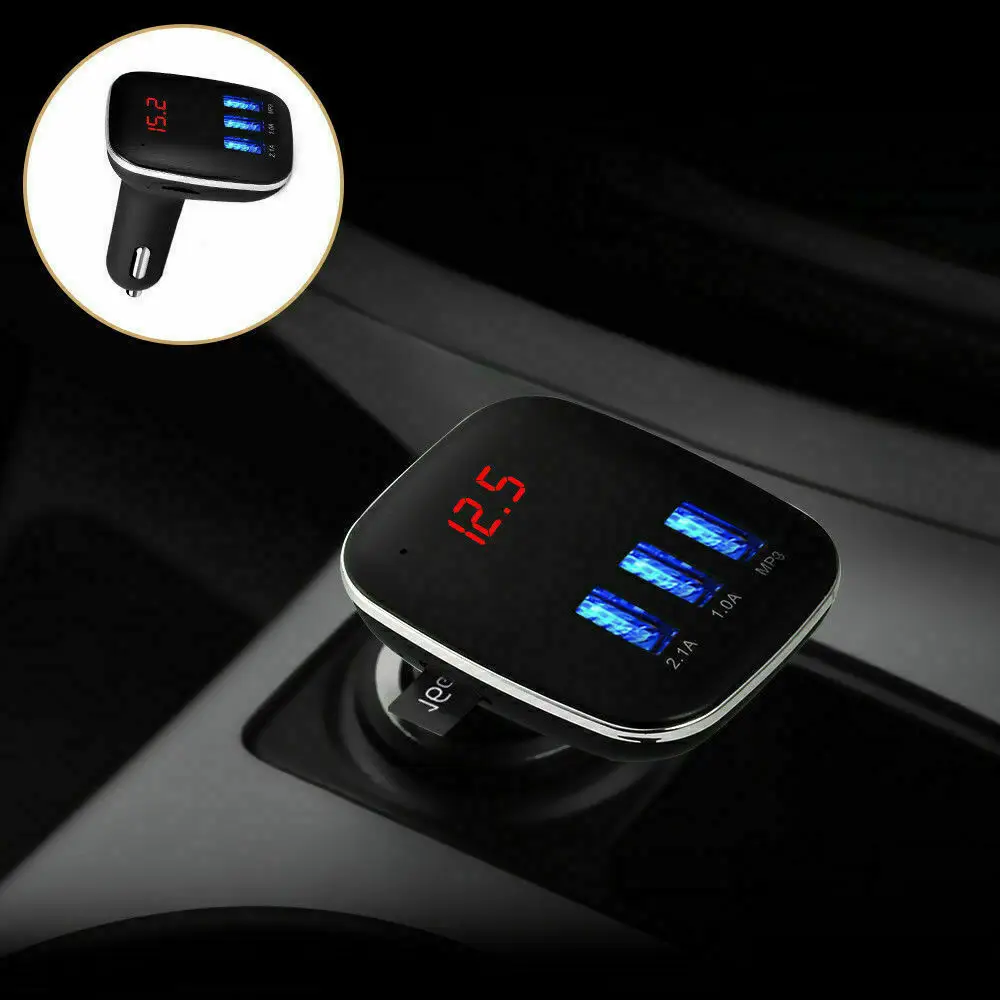 Car Kit Handsfree LCD MP3 Player Radio FM Transmitter Wireless Bluetooth USB/SD by All Mart Bristol Ltd