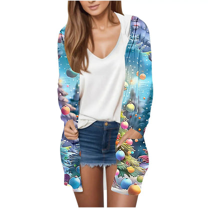 Manufacturer Cross-Border Women's Fashion New Loose Simple Pocket Hooded Cardigan Jacket by All Mart Bristol Ltd