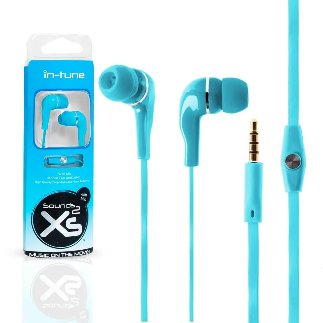 XS20 Mobile Bud Earphones with Mic Blue by XS20