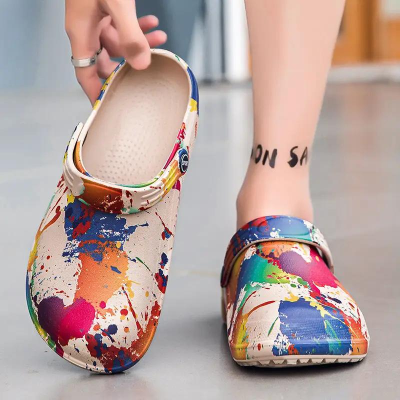 Fashion Personalized Printed Design Beach Sandals Men by Dropshipman