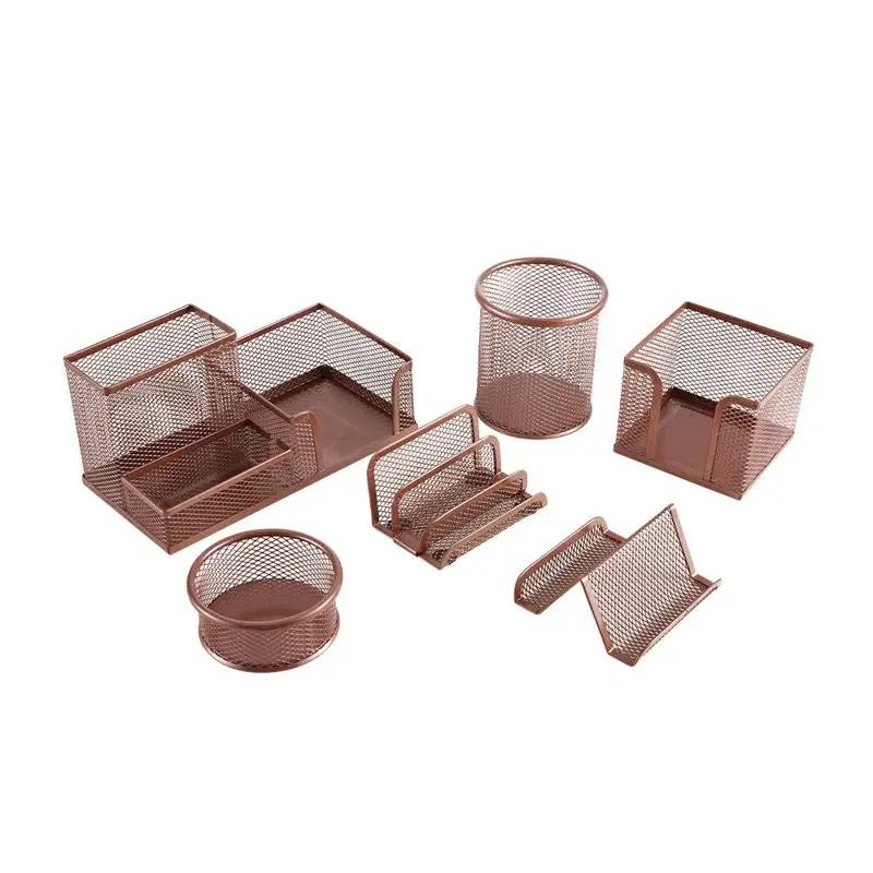 Adhrith Metal Desk Organiser Set by All Mart Bristol Ltd