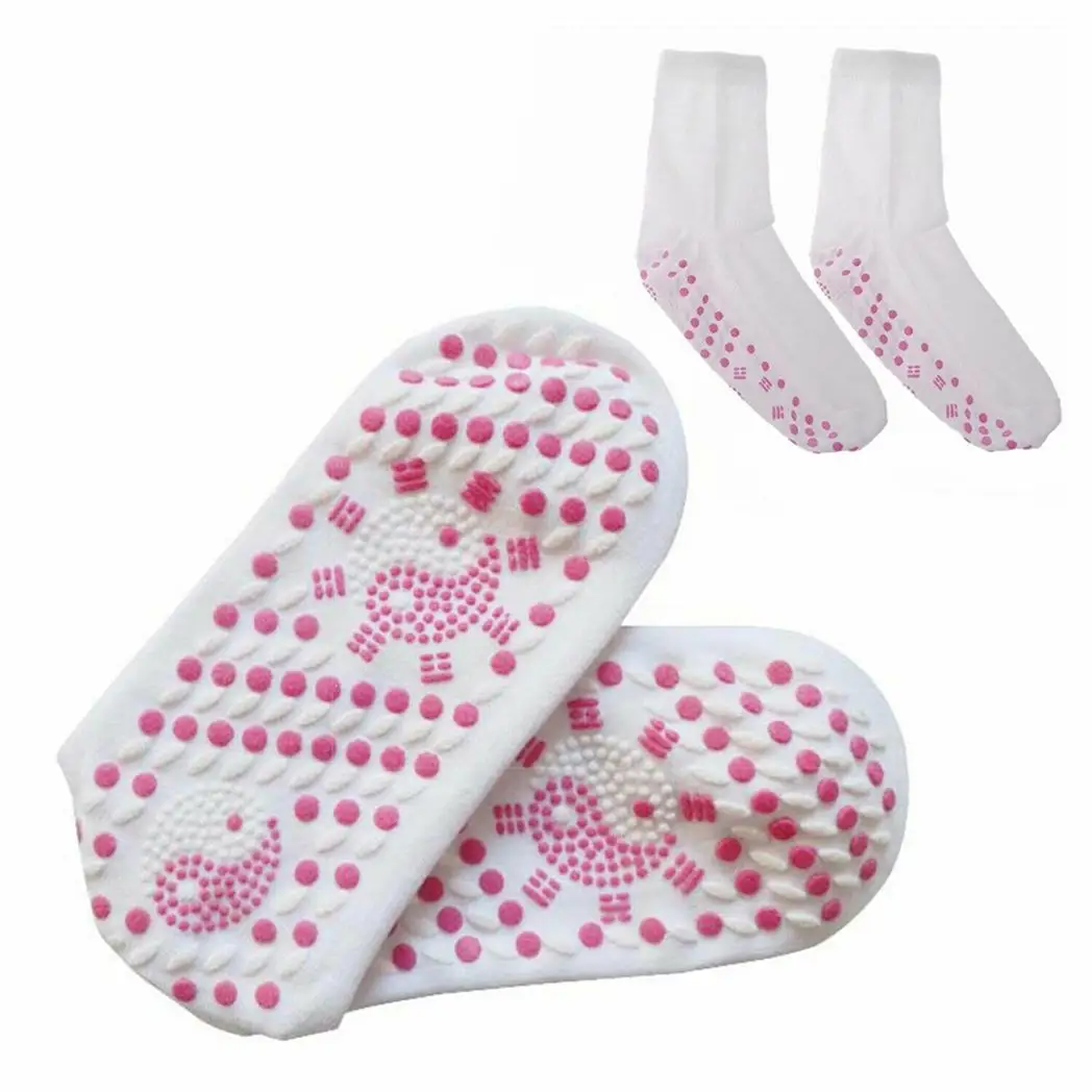 Envie Tourmaline Magnetic Health Socks, White by Envie