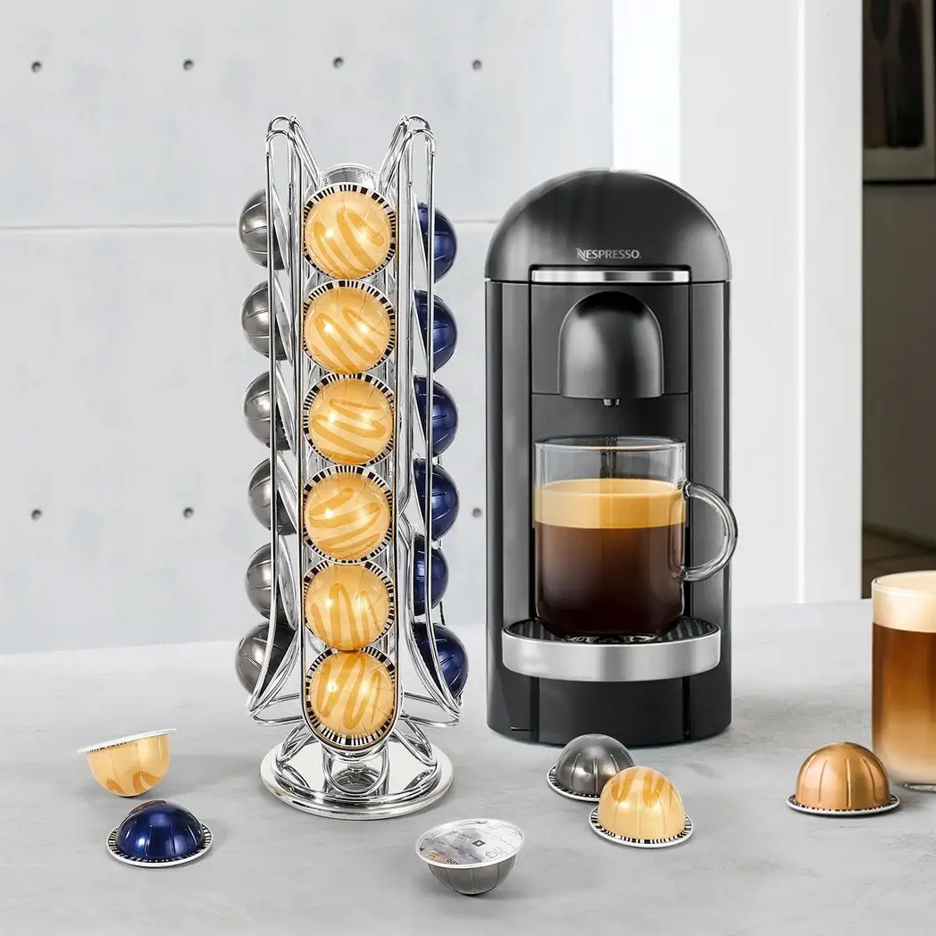 VINSANI CHROME 24 COFFEE POD STAND 1010279 by Vinsani