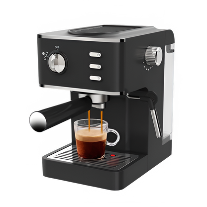 Semi-automatic Espresso Machine with Steam Milk Frother by All Mart Bristol Ltd