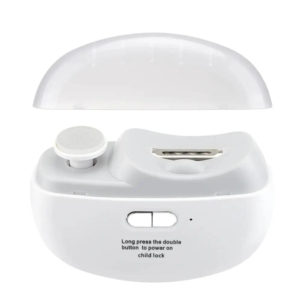 Electric Nail Clipper Grinding and Polishing with Light Automatic Nail Trimmer Rechargeable Nail Cutter Manicure for Baby Adult by All Mart Bristol Ltd