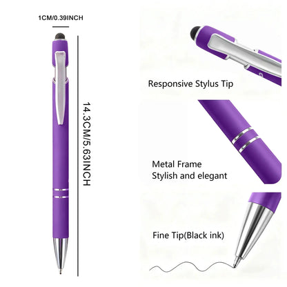 10/20 Pcs Bible Verse Ballpoint Pens with Stylus Tips, Smooth Black Ink Writing, Inspirational Faith Gifts for Women, Cute Pen for Nurses, School, Office, and Church Supplies by All Mart Bristol Ltd