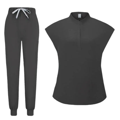 Bestselling S-urgical Gowns Doctor M-edical D-ental Work Uniform Set, Working Room Scrubs Elastic Scrubs Suit by All Mart Bristol Ltd