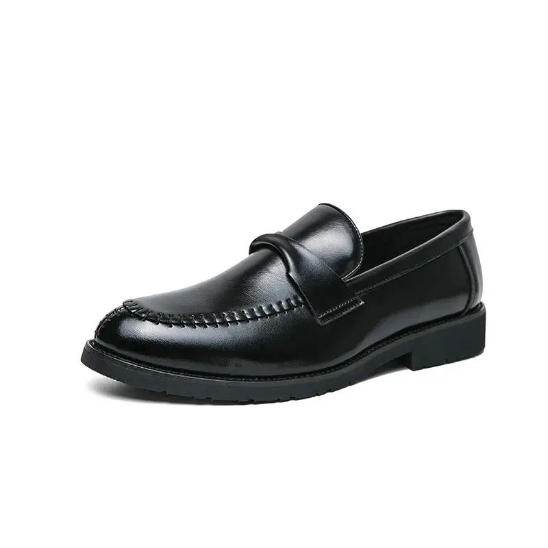 Mens Casual And Stylish Leather Shoes In British Business Style by Dropshipman
