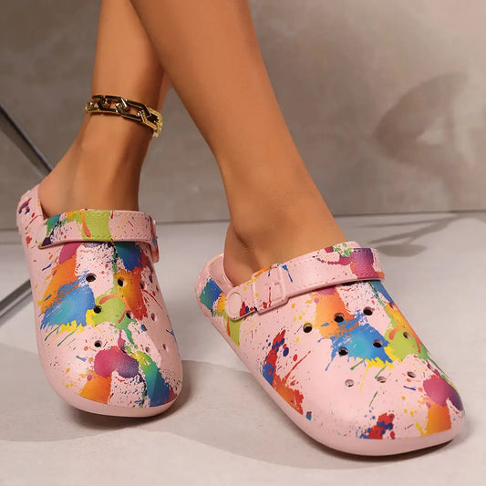 Ladies' casual slippers and beach shoes by All Mart Bristol Ltd