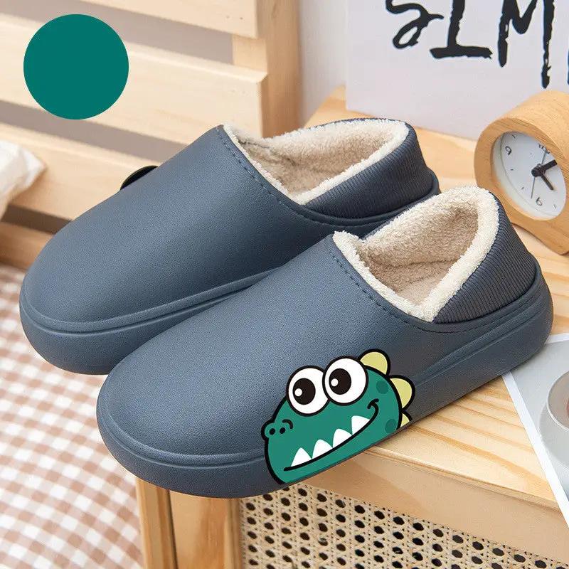 Cartoon Cute Bear Wearing Household Cotton Shoes Indoor And Outdoor by Dropshipman