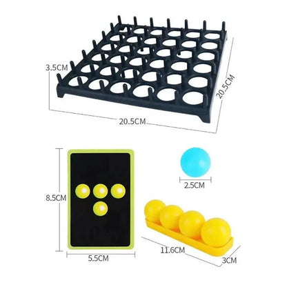 Bounce Ball Game Jumping Ball Board Table Game Interaction Family Party Desktop Bouncing Funny Toy Kit for Children Adults by All Mart Bristol Ltd