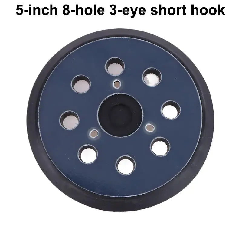 5-Inch 8-Hole Hook Loop Backing Pad for Orbital Sander, Compatible with Electric Polishers & Grinding Discs by All Mart Bristol Ltd