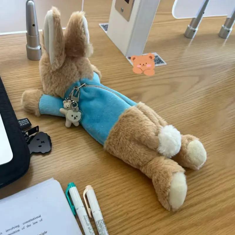 Cartoon Soft Pencil Pouch Pen Bag Makeup Pouch Plush Sea Otter Pencil Case Portable Pen Marker Holder School Supplies by All Mart Bristol Ltd