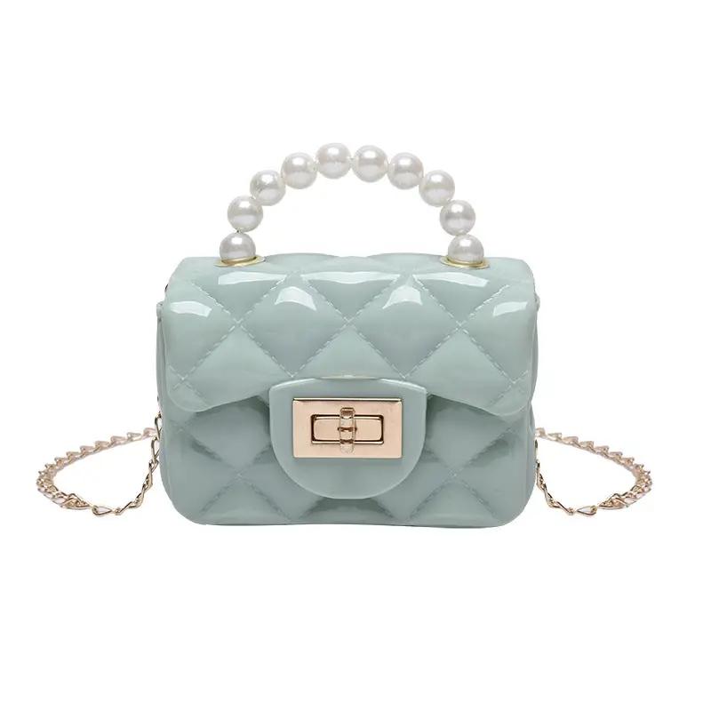 Pearl Hand One-shoulder Crossbody Chain Children's Bags by Dropshipman