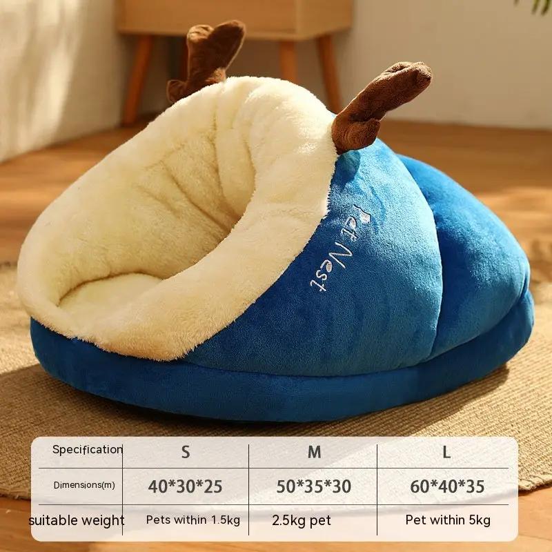 Pet Bed Winter Cat Dog Slippers Small Nest by Dropshipman
