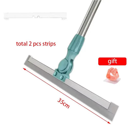 Toilet Bathroom Toilet Wiper Magic Broom Sweeping Silicone Artifact Ground Scraping Floor Cleaning Household Mop by All Mart Bristol Ltd