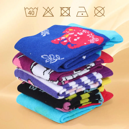 VINSANI ELEPHANT SOCKS 5pk 1010413 by Vinsani