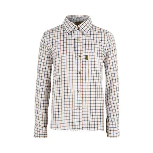 Kids Game Tattersall Check Shirt by Game Technical Apparel