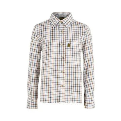 Kids Game Tattersall Check Shirt by Game Technical Apparel