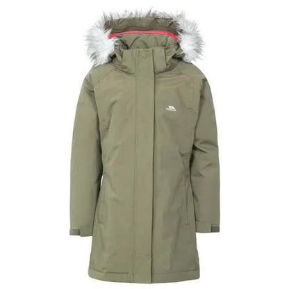 Girls Trespass Fame Waterproof Parka Jacket by Trespass