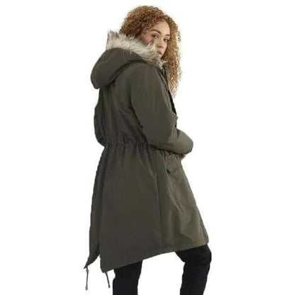 Brave Soul Charlotte Fishtail Parka by Brave Soul