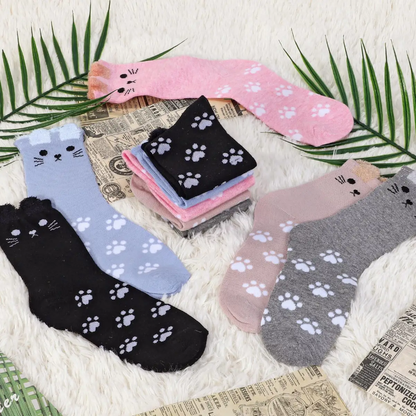 VINSANI CAT SOCKS 5pk 1010412 by Vinsani