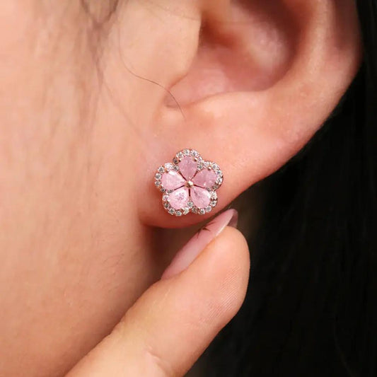 Flower earrings by Nabi London