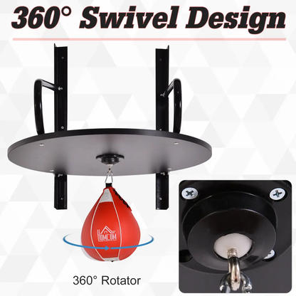 Speed Bag Platform Kit Wall-mounted Punching Ball Hanging Platform Set HOMCOM by Unbranded