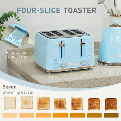 Kettle and Toaster Set by N/A