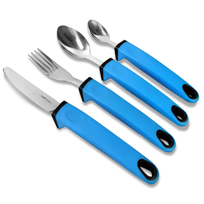 Elderly Aid Cutlery Sets Eating Easy Grip Disabled Utensil Spoon Fork Arthritis by N/A