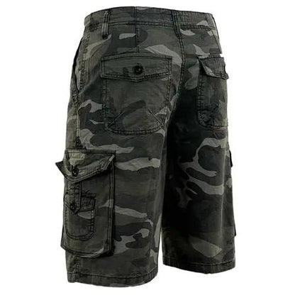 Mens Ripstop Camouflage Cargo Shorts by Ek Wholesale