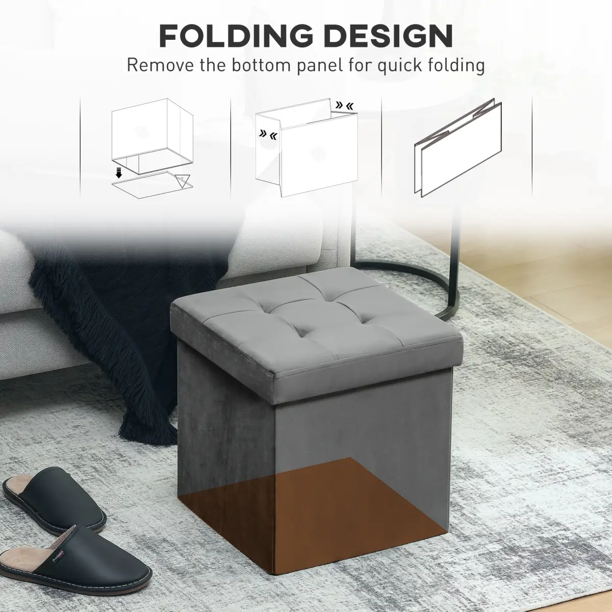 Ottoman Storage Box by N/A