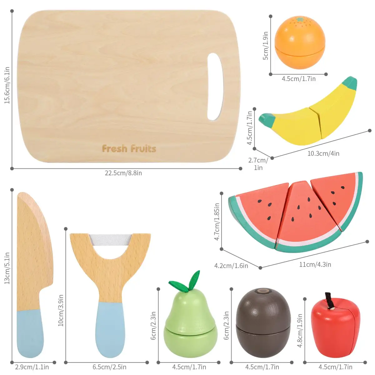 SOKA Fruit Cut Up 1010461 by SOKA Play Imagine Learn