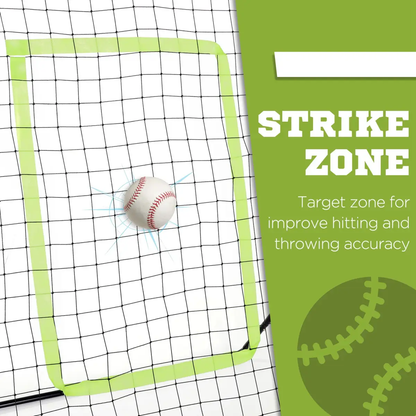 Rebounder Net Aid Multi-Sports Goal Play Teens Adults Baseball Softball Training by Unbranded