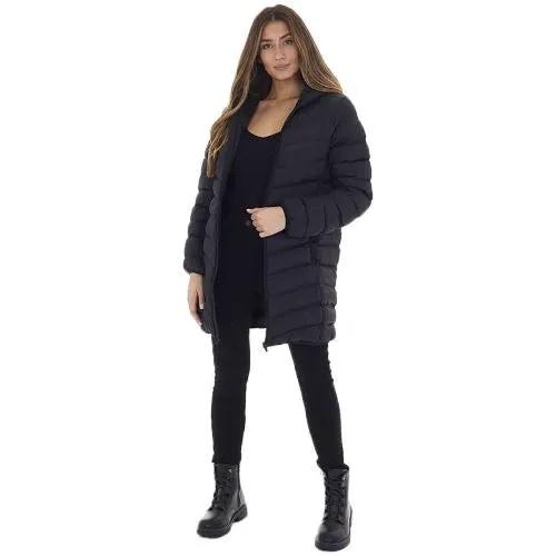Ladies Brave Soul Grantlong Padded Long Coat by Brave Soul