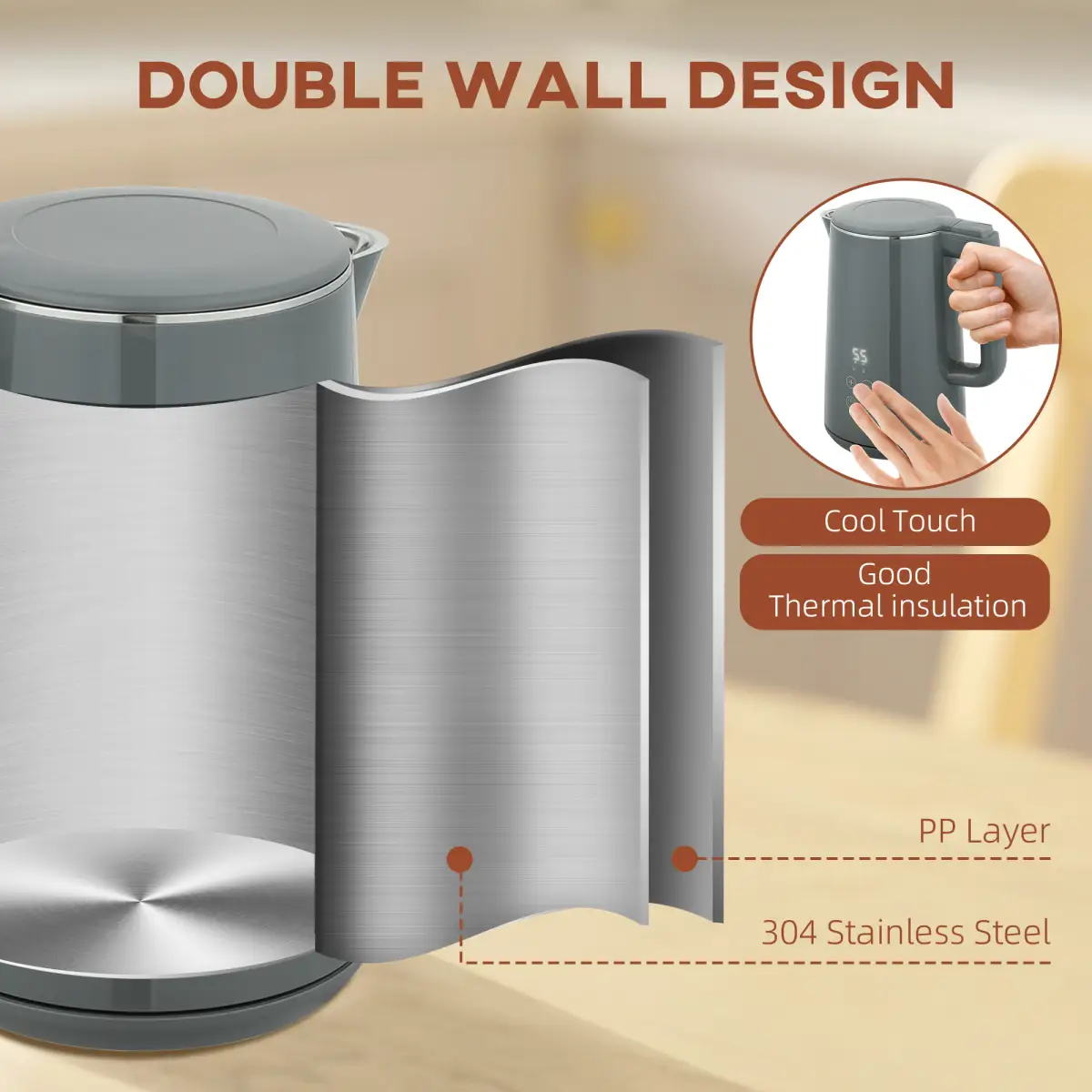 Kettle and Toaster Set by N/A