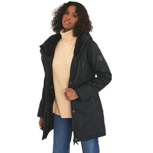 Ladies Brave Soul Vicky Long Coat by Brave Soul