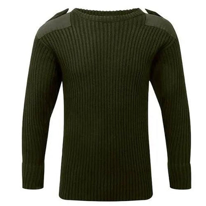 Mens Fort Crew Neck Combat Jumper - 120 by Fort
