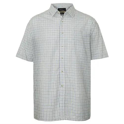 Mens Champion Short Sleeve Tattersall Shirt - 3041 by Ek Wholesale