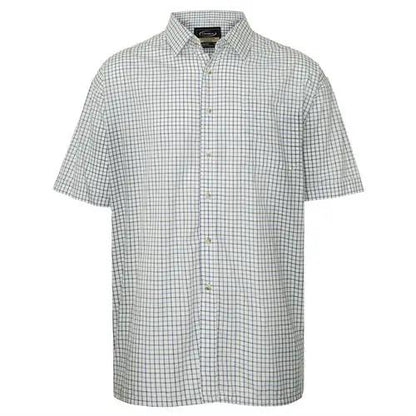 Mens Champion Short Sleeve Tattersall Shirt - 3041 by Ek Wholesale